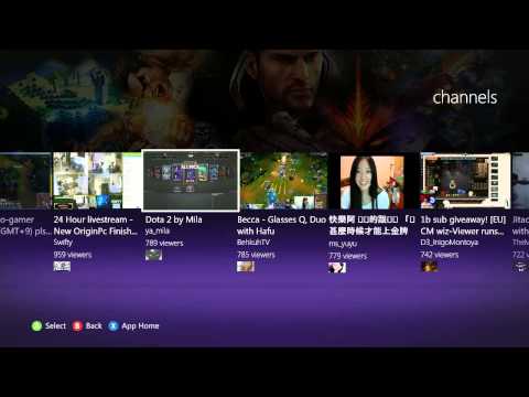 Brief Overview of TwitchTV XBOX 360 App