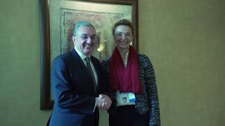 The meeting of the Foreign Ministers of Armenia and Croatia