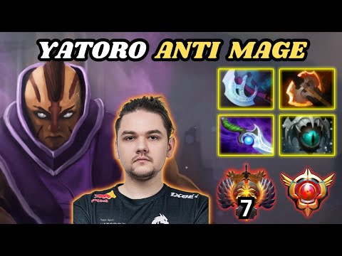 🔥 YATORO Anti Mage Carry Highlights Grandmaster Tier GODLIKE 🔥 900 XPM YATOROGOD - Dota 2