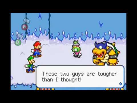 Popple and Rookie’s Bros Attack (Mario and Luigi Superstar Saga).
