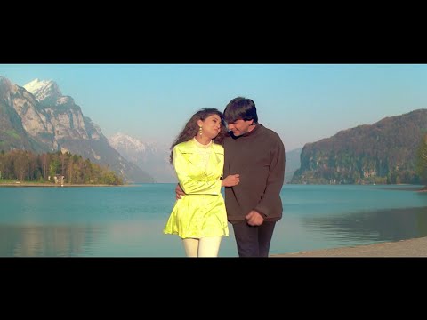 4K VIDEO SONG Aankhon Mein Tum Ho | 90s Kumar Sanu & Alka Yagnik HITS | Suman & Sharad | Title Song