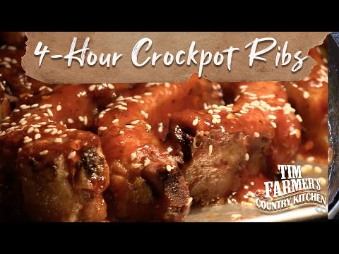 4-HOUR RIBS | Crockpot Fall Off the Bone Ribs