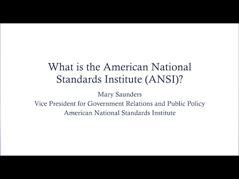 image-What is the purpose of the American National Standards Institute?