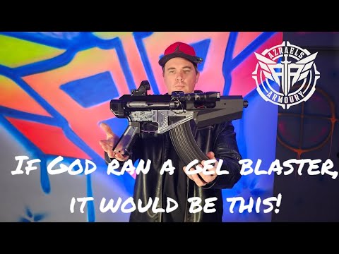Fully custom MK47 machine pistol gel blaster with SERIOUS firepower!