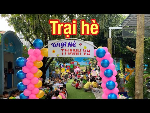 Trải nghiệm cắm trại ở trường con