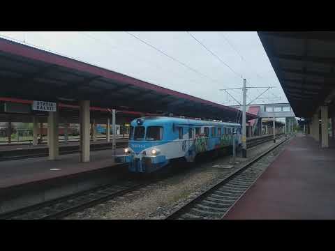 Automotor Malaxa, pleacă din Galați spre Mărășești / Old DMU leaving Galați for Mărășești