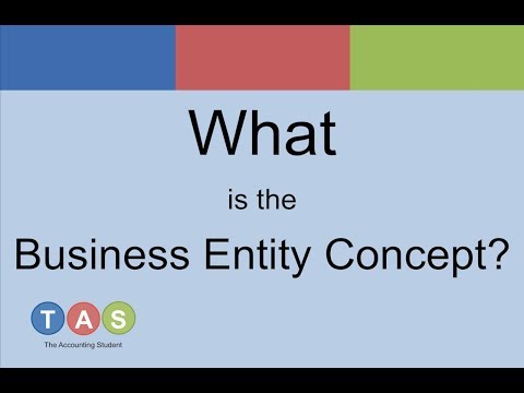 What is the Business Entity Concept?