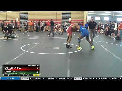 Junior Men 170 Carter Starocci Bad Karma Vs Daniel Bogie Beat The Streets New York City