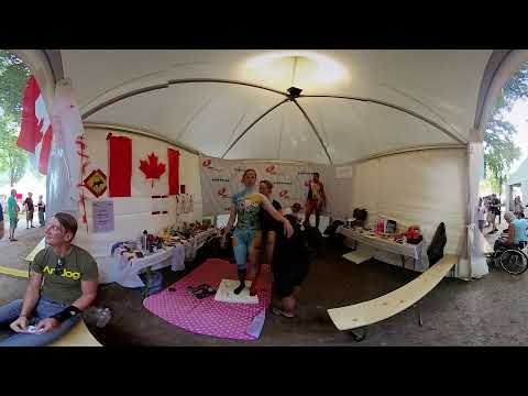 World Bodypainting Festival 2017 - Andrea Meschik Interview - 360 3D VR