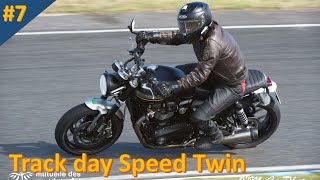 Bonnie sur les pistes - Circuit Carole - Trackday - Triumph Speed Twin #7
