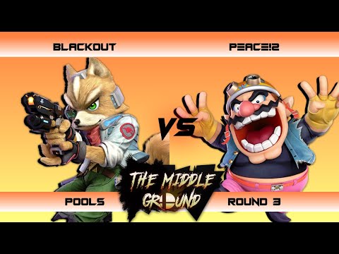 The Middle Ground - Singles R2 - Blackout (Fox) vs. Peace!2 (Wario)