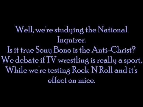 Great Big Stupid World- Randy Stonehill (Lyrics)