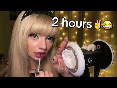 this ASMR is 2 hours long (3Dio)
