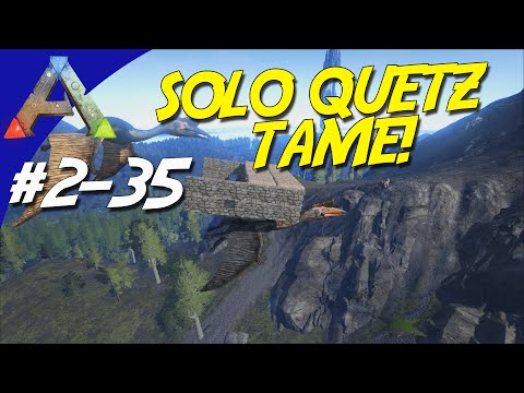 ARK Survival Evolved Dansk Sæson 2 - Ep. 35 - SOLO QUETZAL TAMING