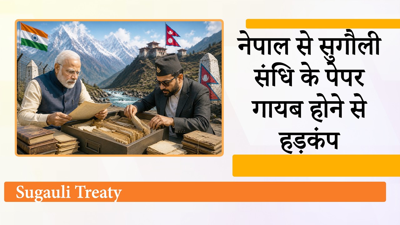 Nepal ने खो दिये Sugauli Treaty के Original Document ! अब India के साथ कैसे सुलझायेगा सीमा विवाद? Nepal ने खो दिये Sugauli Treaty के Original Document ! अब India के साथ कैसे सुलझायेगा सीमा विवाद?