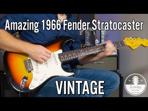 Vintage! - 1966 Fender Stratocaster - Sunburst! - Feels like an Early 60's!!