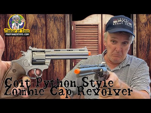 Colt Python Style Zombie Cap Revolver | W123 | 0123 | Gonher