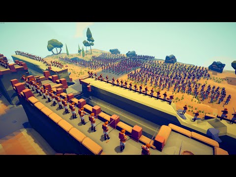800x BRITISH SOLDIER SIEGE ENEMY CASTLE - Totally Accurate Battle Simulator TABS