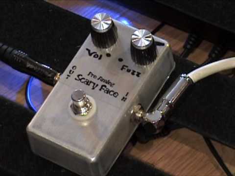 Pro Analog SCARY FACE fuzz guitar effects pedal demo
