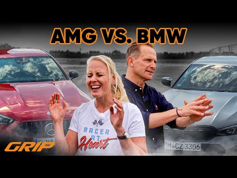Showdown: AMG vs. BMW 🦾🥵 Geile Sportlimousinen für wenig(er) Geld? 🤨💰 | GRIP