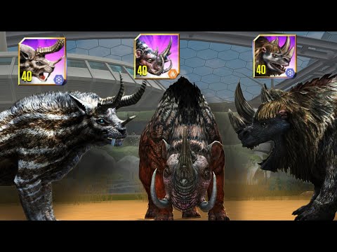Cenozoic Power Unleashed: Maxed RHINOPROTODON,SMITHETOCERAS & MAMMOTHERIUM | Jurassic World The Game