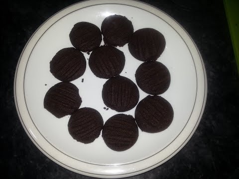 Chocolate Cookies Recipe (Without Oven) - Chocolate biscuits recipe by Cook With Nuzhat