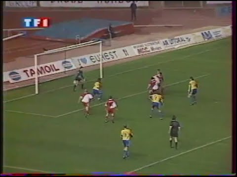 MONACO - SOCHAUX-1-0   (LE BUT : DIVISION 1 : SAISON 1992-1993)