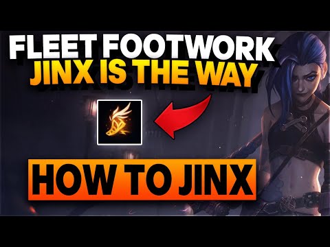 Fleet Footwork makes Jinx even more OP?! - Jinx ADC Gameplay