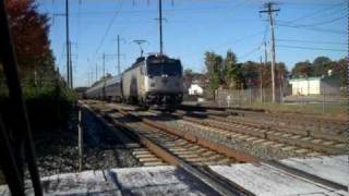 preview picture of video 'Amtrak Northeast Regional 154 @Seabrook, MD'