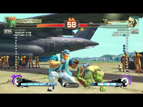 Cast Blanka (Blanka) Vs SaGODLike (Sagat) USFIV Ranked Match