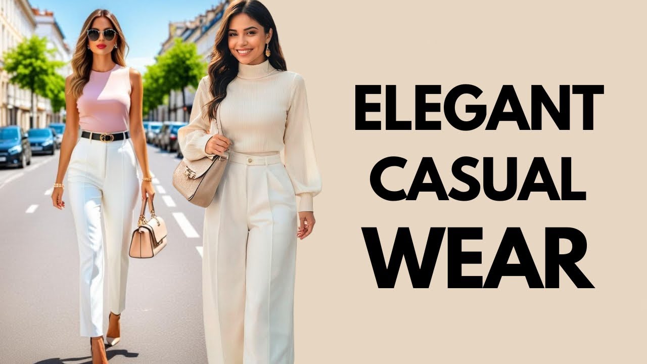 Mastering Elegant Casual Wear: 10 Outfit Formula for Elegant Women