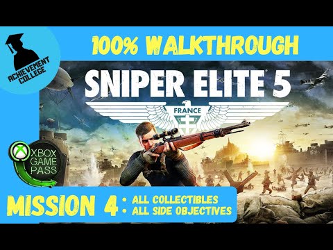 Sniper Elite 5 100% Walkthrough Mission 4 - War Factory