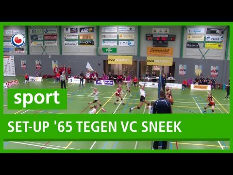 VOLLEYBALL: Volleybal Set-Up '65 tegen VC Sneek