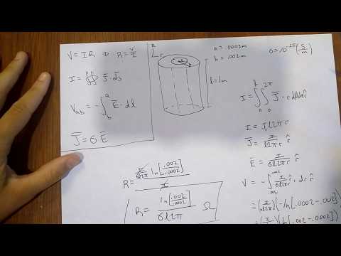 image-How do you find the resistance of a coaxial cable?