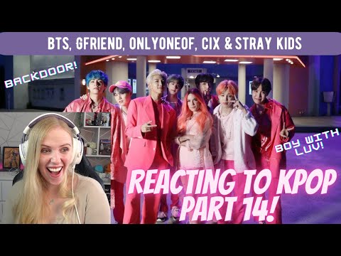 Reacting to KPOP (part 14!)- (BTS, STRAY KIDS, CIX, ONLYONEOF, GFRIEND)