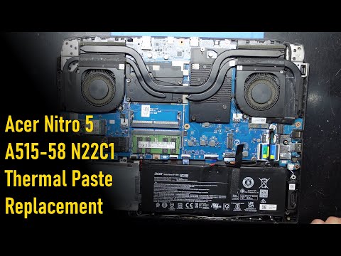 Acer Nitro 5 A515-58 N22C1 Thermal Paste Replacement