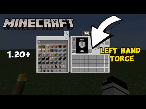 🔥 Insane Left Hand Torch Mod! 🔥 | Minecraft PE 1.20+ | Mysterio