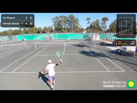 #1 and #3 Seeds Face Off in Men's 60 Singles Semi-final Match, Level 2, Naples, Florida