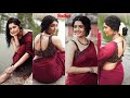 Rithika Singh Hot Latest Sexy Navel Show In Saree MUST WATCH Redhot Rithika