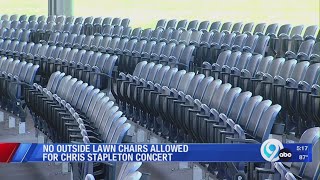 No outside lawn chairs allowed for some concerts at Amphitheater