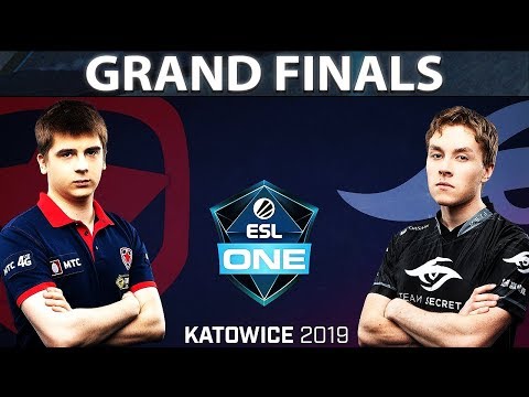 SECRET vs GAMBIT - Grand Finals ESL ONE Katowice 2019 - Dota 2