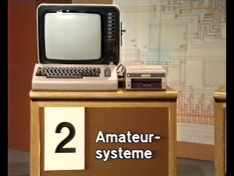 ZDF 10.12.1984 -   Microprozessor/Microcomputer - Folge 12 - Computer für Jedermann (C64,  Apple,..)