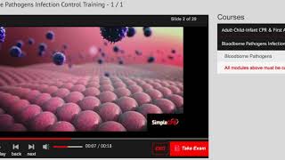 BLOODBORNE PATHOGENS INFECTION CONTROL TRAINING