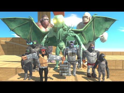 Cthulhu + Primates Defy Pirate Primates + George Rampage + Jack Sparrow   ARBS