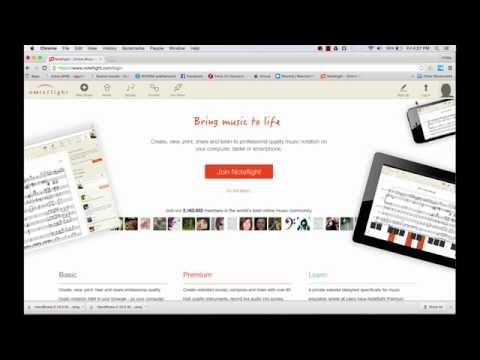 Introduction to using Noteflight