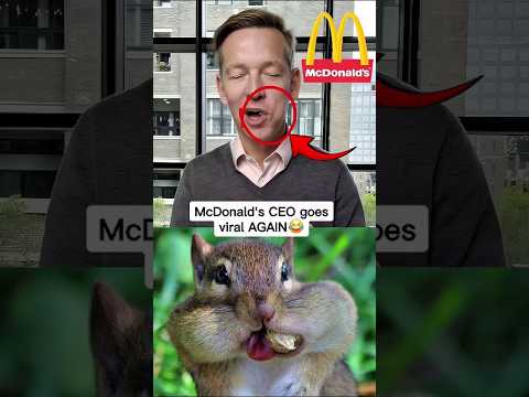 mcdonald's ceo eats burger