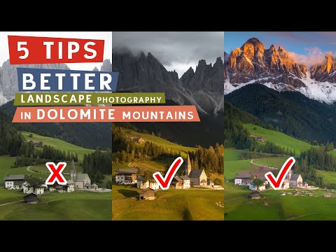 5 Tips for Better Landscape Photos in the Dolomite Mountains, Italy