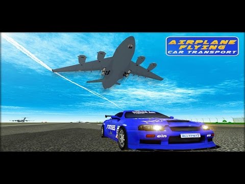 Airplane Flying Car Transport Video