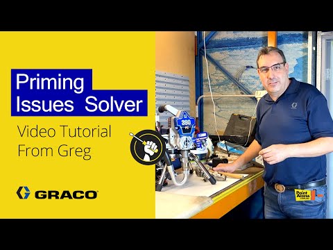Graco-Sprühgerät saugt nicht an? Sehen Sie sich dieses Tutorial an! Greg von Graco hat ein einfac...