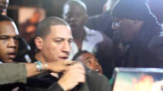 KID CAPRI   PUNCHED IN THE FACE @ CLUB AMNESIA SMIRNOFF MASTER OF THE MIX LAUNCH PARTY.